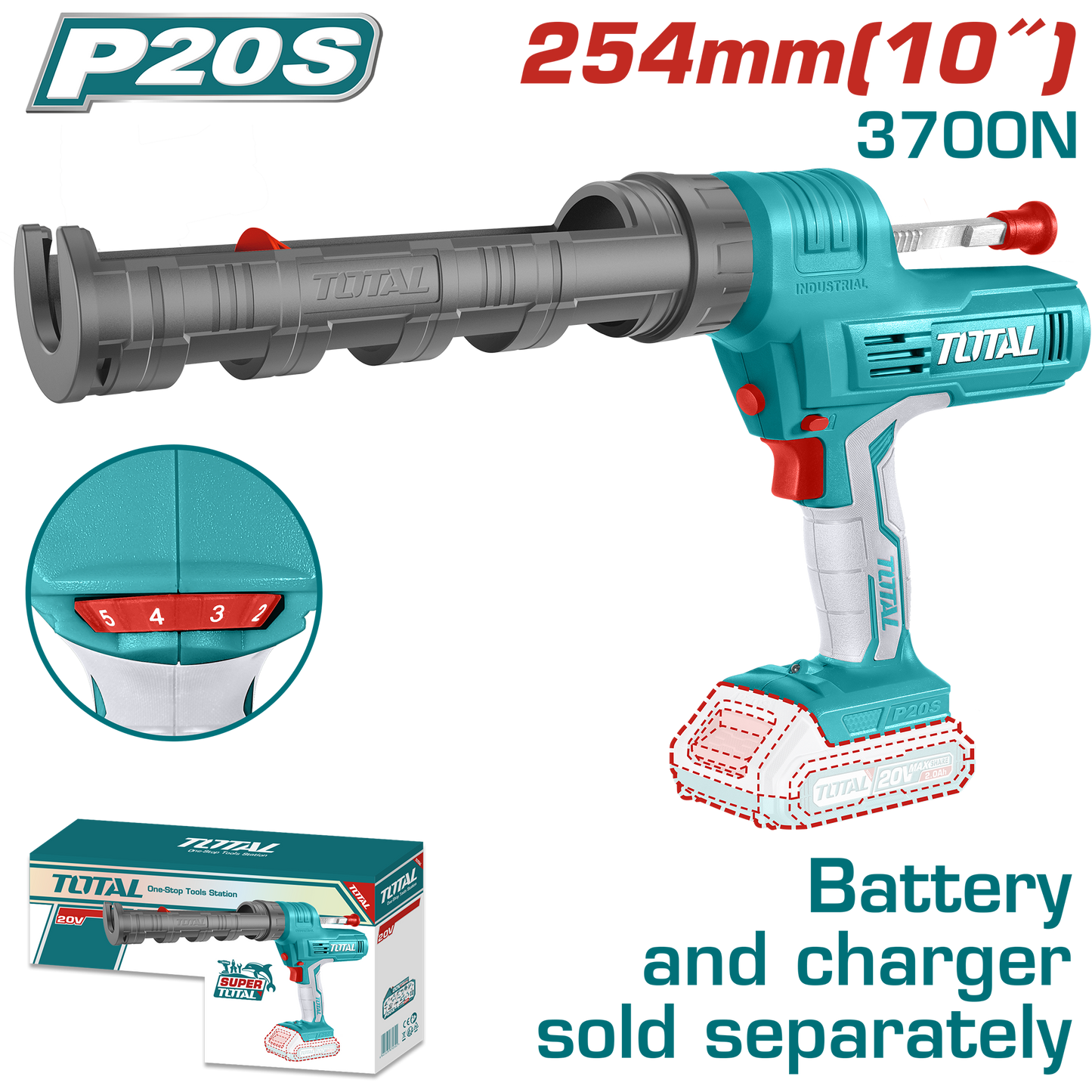 20V Cordless Caulking Gun