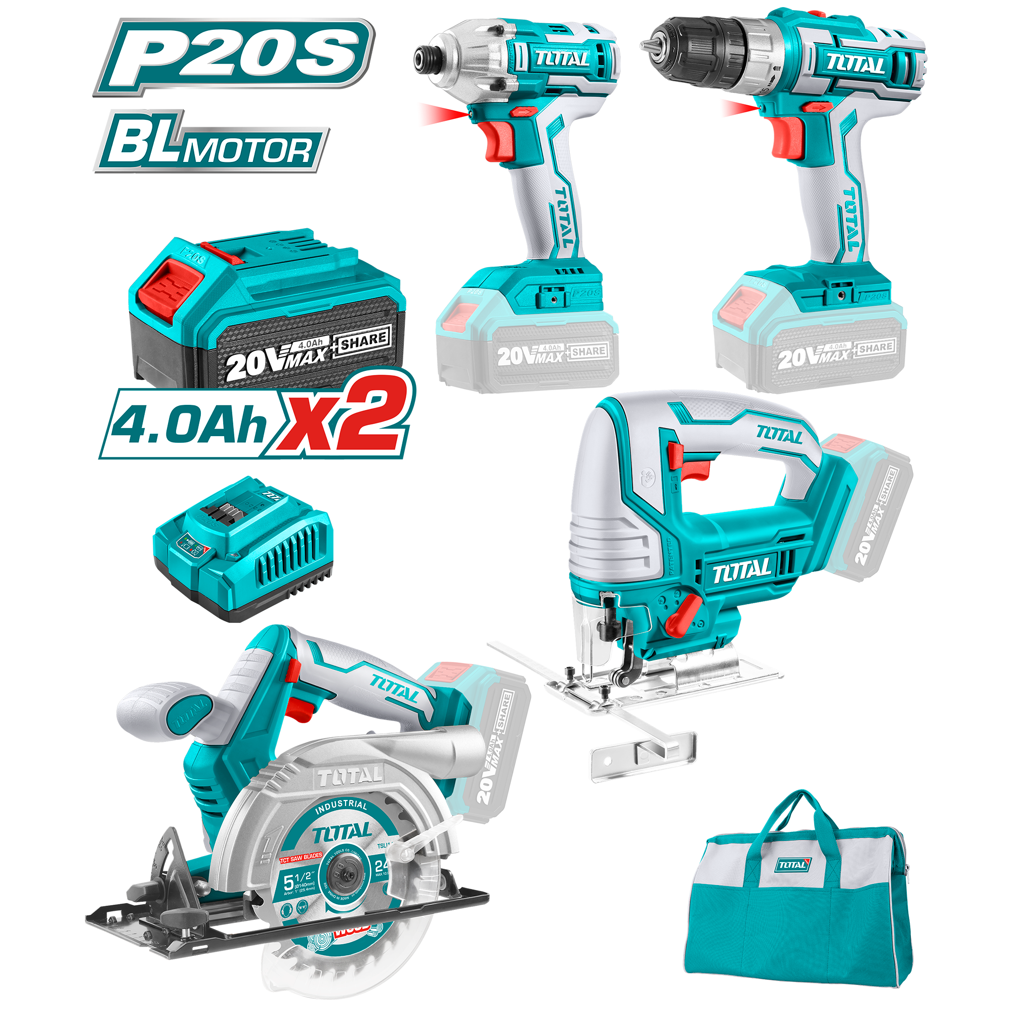 Cordless Tool Set 20V