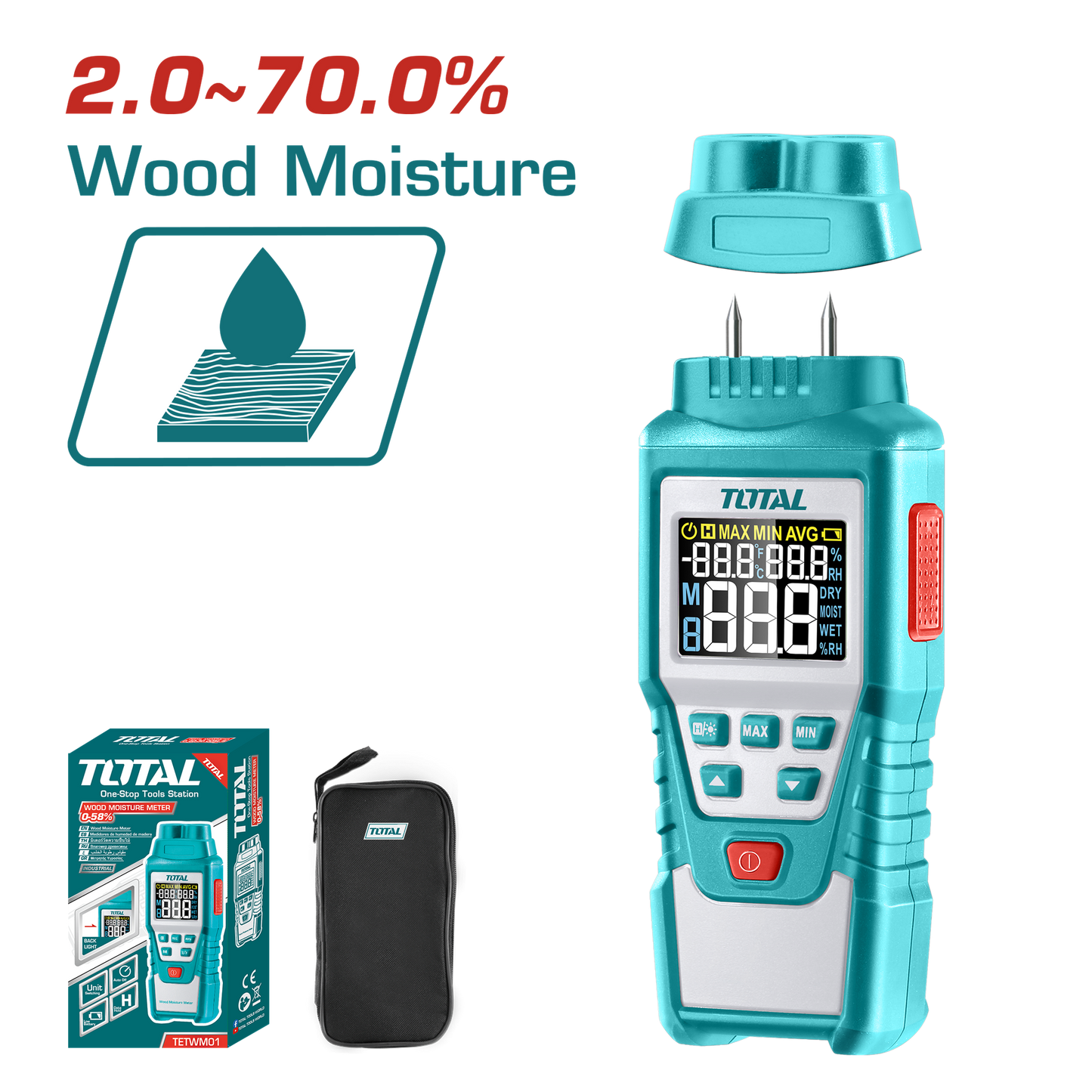 Digital Wood Moisture Meter