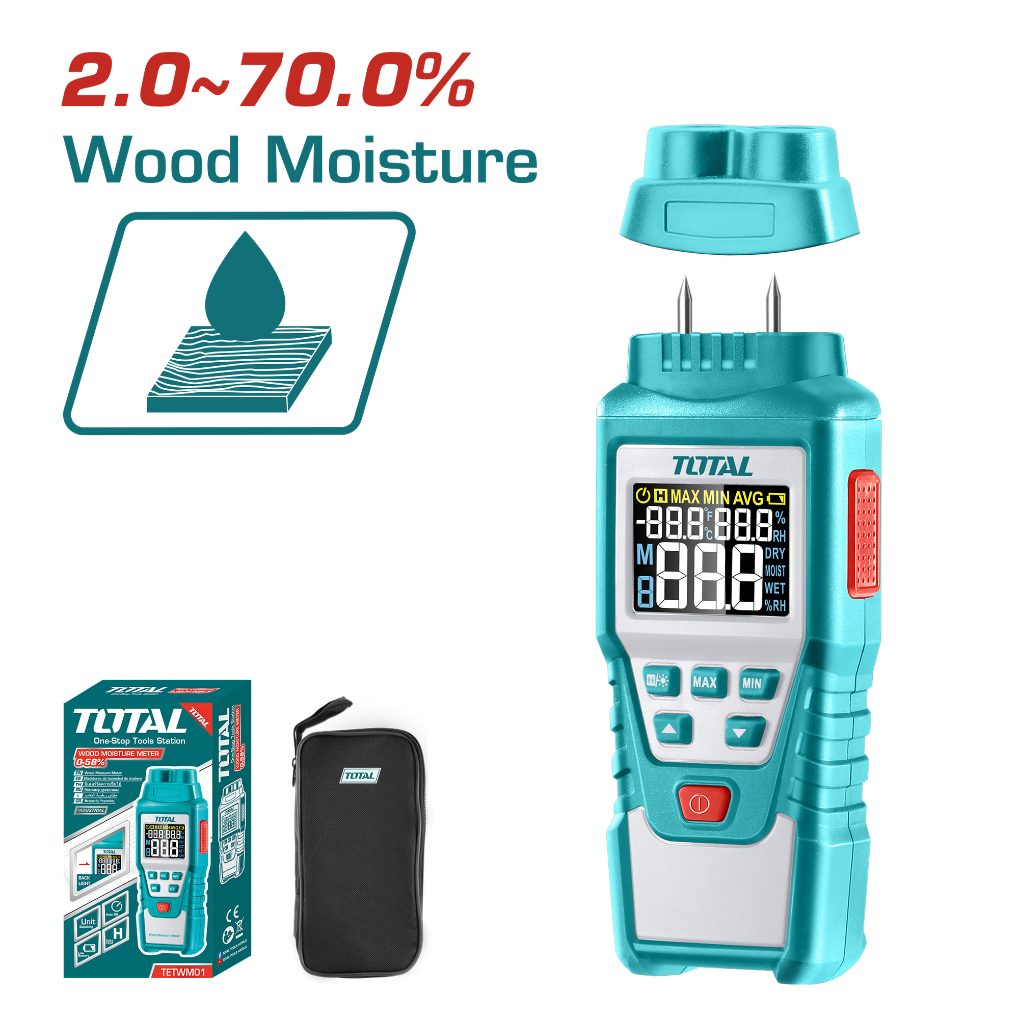 Digital Wood Moisture Meter