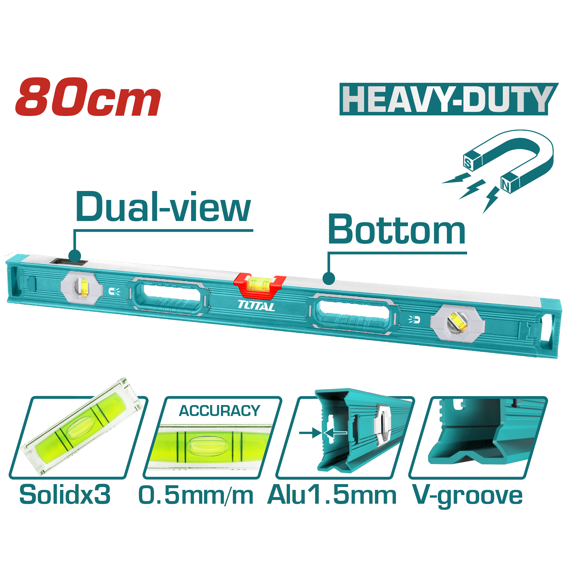 Total Spirit Level 80cm